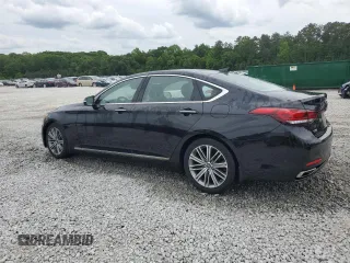 2018 Genesis G80 3.8L with VIN KMHGN4JE4JU268346, listed as a Copart auction lot 54949555 with 88,503 mi miles and Salvage title. Bid and sale history available at DreamBid. Image 2.