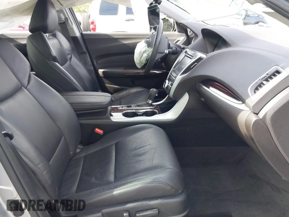 2017 Acura TLX w/Technology Pkg with VIN 19UUB1F55HA003584, listed as a IAAI auction lot 41812536 with 23,192 mi miles. Bid and sale history available at carsss.com. Image 5.