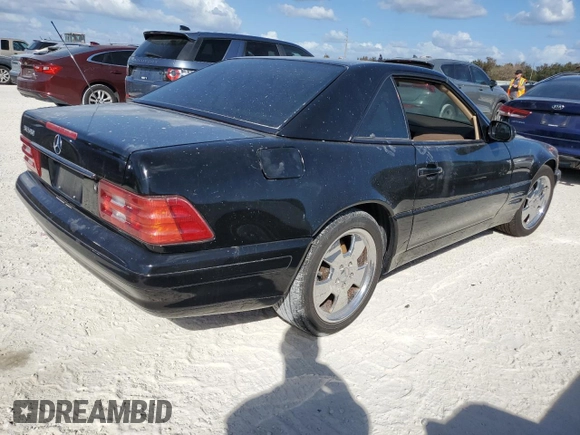 1999 Mercedes-Benz SL-Class with VIN WDBFA68F5XF177037, listed as a Copart auction lot 77098654 with 0 mi miles and Non Repairable. Bid and sale history available at carsss.com. Image 3.