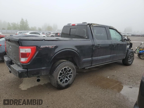 2021 Ford F-150 XL z VIN 1FTFW1E82MFB19118, wystawiony jako Copart lot #58718855 z przebiegiem 121 251 mil mil oraz Szkoda całkowita • Salvage title. Historia ofert i sprzedaży dostępna na DreamBid. Obrazek 3.