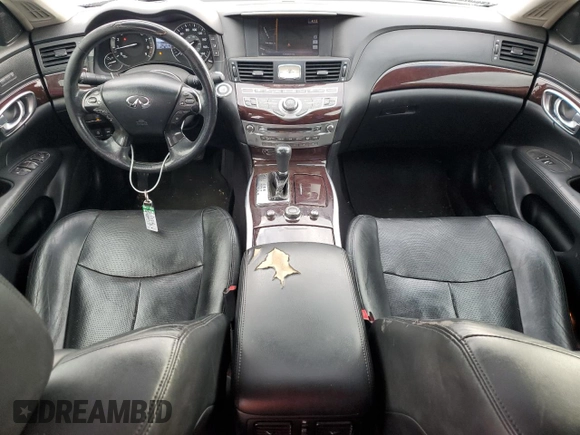 2011 Infiniti M37 with VIN JN1BY1AR4BM373982, listed as a Copart auction lot 80486364 with 165,904 mi miles and Salvage Title. Bid and sale history available at carsss.com. Image 8.