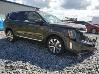 2022 Kia Telluride EX with VIN 5XYP34HC8NG324908, listed as a Copart auction lot 61273595 with 46,205 mi miles and Salvage title. Bid and sale history available at DreamBid. Image 4.