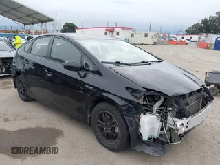 2012 Toyota Prius One with VIN JTDKN3DU9C5529639, listed as a IAAI auction lot 42075085 with 177,911 mi miles. Bid and sale history available at carsss.com. Image 1.