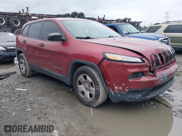 2015 Jeep Cherokee Sport z VIN 1C4PJLAB6FW712905, wystawiony jako IAAI lot #41370740 z przebiegiem 111 483 mil mil oraz . Historia ofert i sprzedaży dostępna na DreamBid. Obrazek 1.