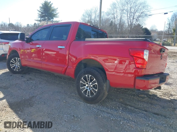 2020 Nissan Titan Platinum Reserve with VIN 1N6AA1EF6LN503766, listed as a IAAI auction lot 41669712 with 74,804 mi miles and . Bid and sale history available at DreamBid. Image 3.