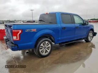 2017 Ford F-150 XL with VIN 1FTEW1CP8HKD16751, listed as a Copart auction lot 60303745 with 127,353 mi miles and Salvage title. Bid and sale history available at DreamBid. Image 3.