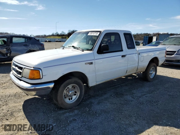 1997 Ford Ranger XLT with VIN 1FTCR14X9VPA46098, listed as a Copart auction lot 45974715 with 115,151 mi miles and Salvage title. Bid and sale history available at DreamBid. Image 1.