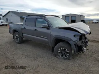 2017 Toyota Tacoma SR5 with VIN 5TFCZ5AN3HX070623, listed as a Copart auction lot 49602285 with 53,025 mi miles and Salvage title. Bid and sale history available at DreamBid. Image 4.