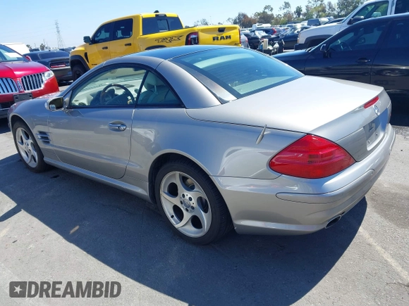 2004 Mercedes-Benz SL 500 with VIN WDBSK75F64F072167, listed as a IAAI auction lot 41862494 with 68,025 mi miles and . Bid and sale history available at DreamBid. Image 3.