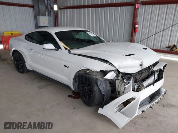 2019 Ford Mustang GT with VIN 1FA6P8CF4K5122361, listed as a IAAI auction lot 41964006 with 67,185 mi miles. Bid and sale history available at carsss.com. Image 1.