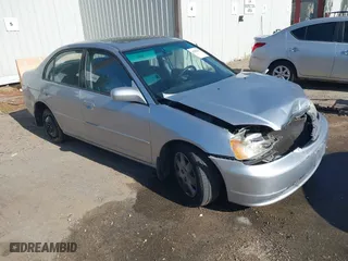 2002 Honda Civic EX with VIN 2HGES26752H577980, listed as a IAAI auction lot 41882202 with 157,456 mi miles. Bid and sale history available at carsss.com. Image 1.