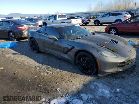 2016 Chevrolet Corvette 1LT with VIN 1G1YA2D70G5118266, listed as a Copart auction lot 42794455 with 22,052 mi miles and Salvage Title. Bid and sale history available at carsss.com. Image 4.