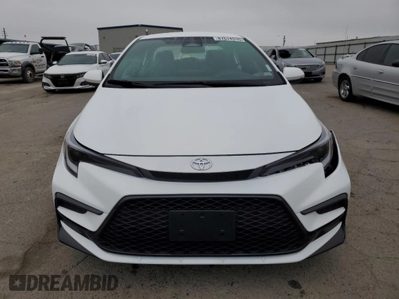 2025 Toyota Corolla SE with VIN 5YFS4MCE9SP217583, listed as a Copart auction lot 87674315 with 914 mi miles and Salvage Title. Bid and sale history available at carsss.com. Image 5.