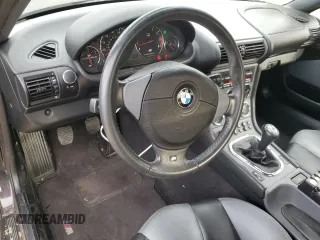 2000 BMW Z3 M 3.2L with VIN WBSCK9349YLC92120, listed as a Copart auction lot 76444454 with 55,107 mi miles and Clean Title. Bid and sale history available at carsss.com. Image 8.