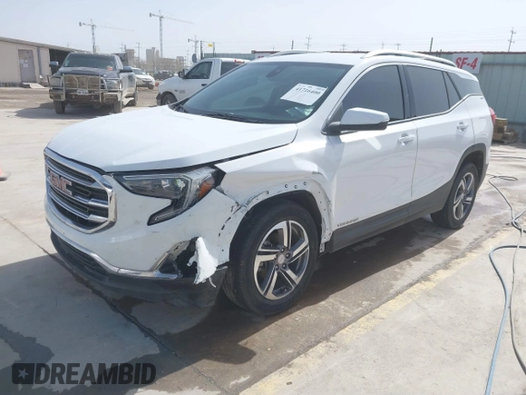 2019 GMC Terrain SLT with VIN 3GKALVEV3KL253496, listed as a IAAI auction lot 41716400 with 181,413 mi miles. Bid and sale history available at carsss.com. Image 19.