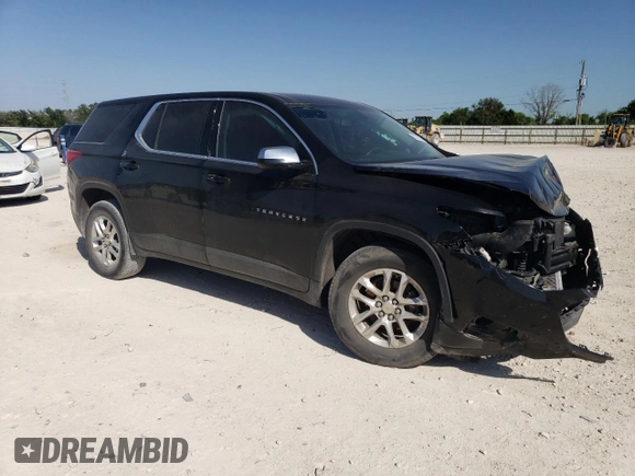 2020 Chevrolet Traverse LS with VIN 1GNERFKW8LJ277467, listed as a Copart auction lot 52730655 with 87,670 mi miles and Salvage Title. Bid and sale history available at carsss.com. Image 4.