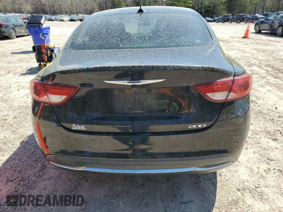2015 Chrysler 200 Limited with VIN 1C3CCCAB7FN693610, listed as a Copart auction lot 50337665 with 168,784 mi miles and Salvage Title. Bid and sale history available at carsss.com. Image 6.