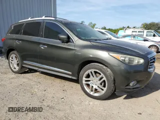 2014 Infiniti QX60 Hybrid with VIN 5N1CL0MN8EC529742, listed as a Copart auction lot 52071855 with 107,620 mi miles and Clean Title. Bid and sale history available at carsss.com. Image 4.