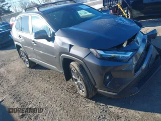 2024 Toyota RAV4 Hybrid XLE Premium with VIN 4T3B6RFV4RU146232, listed as a IAAI auction lot 41309703 with 15,082 mi miles. Bid and sale history available at carsss.com. Image 1.