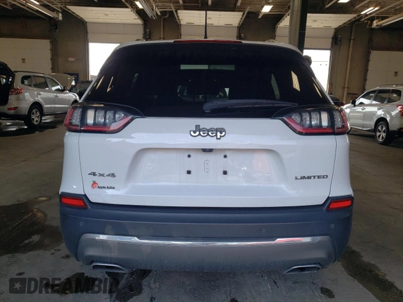 2019 Jeep Cherokee Limited with VIN 1C4PJMDX0KD480367, listed as a Copart auction lot 63524695 with 62,037 mi miles and Salvage title. Bid and sale history available at DreamBid. Image 6.
