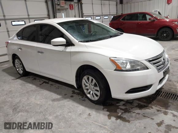 2014 Nissan Sentra S with VIN 3N1AB7AP4EL647453, listed as a IAAI auction lot 41950556 with 164,471 mi miles and . Bid and sale history available at DreamBid. Image 1.