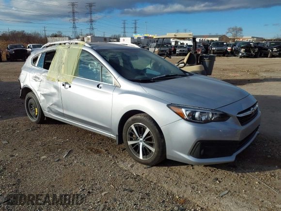 2023 Subaru Impreza Premium with VIN 4S3GTAD62P3701626, listed as a IAAI auction lot 41085511 with 28,745 mi miles and . Bid and sale history available at DreamBid. Image 1.