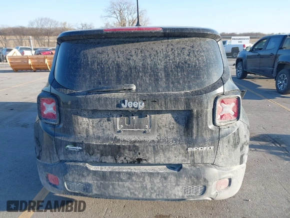 2016 Jeep Renegade Sport with VIN ZACCJAAW3GPD19335, listed as a IAAI auction lot 41904295 with 142,011 mi miles and . Bid and sale history available at carsss.com. Image 16.