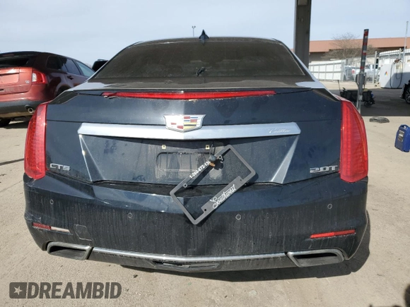 2015 Cadillac CTS RWD with VIN 1G6AP5SX8F0130675, listed as a Copart auction lot 50155755 with 141,817 mi miles and Salvage title. Bid and sale history available at DreamBid. Image 6.