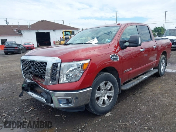 2017 Nissan Titan SV with VIN 1N6AA1E66HN563991, listed as a IAAI auction lot 42639581 with 183,449 mi miles and . Bid and sale history available at DreamBid. Image 16.
