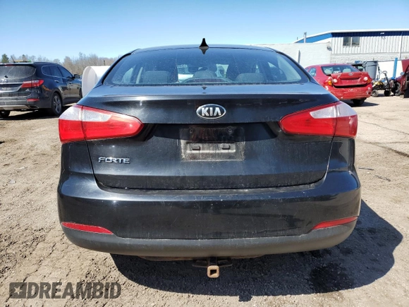 2015 Kia Forte LX with VIN KNAFX4A63F5399348, listed as a Copart auction lot 53548295 with 382,082 mi miles and Clean Title. Bid and sale history available at carsss.com. Image 6.