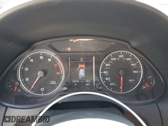 2010 Audi Q5 Prestige with VIN WA1VKAFP3AA098117, listed as a Copart auction lot 57606235 with 140,104 mi miles and Salvage title. Bid and sale history available at DreamBid. Image 9.