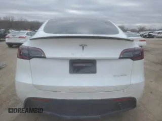 2023 Tesla Model Y Performance with VIN 7SAYGDEF0PF791552, listed as a Copart auction lot 44592545 with 29,075 mi miles and Salvage Title. Bid and sale history available at DreamBid. Image 6.