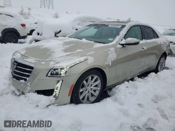2015 Cadillac CTS Luxury RWD with VIN 1G6AR5SX0F0133791, listed as a Copart auction lot 78243084 with 76,498 mi miles and Salvage Title. Bid and sale history available at DreamBid. Image 1.