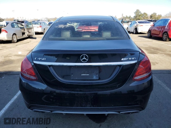 2016 Mercedes-Benz C 450 AMG with VIN 55SWF6EB9GU126292, listed as a Copart auction lot 43667945 with 126,767 mi miles and Clean Title. Bid and sale history available at carsss.com. Image 6.