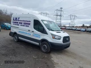 2018 Ford Transit with VIN 1FTYR1CM6JKB49306, listed as a IAAI auction lot 41695457 with 121,124 mi miles and . Bid and sale history available at DreamBid. Image 1.