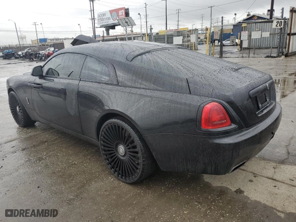 2015 Rolls-Royce Wraith with VIN SCA665C53FUX85085, listed as a Copart auction lot 45003615 with 54,918 mi miles and Salvage Title. Bid and sale history available at carsss.com. Image 2.