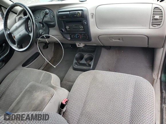 1999 Ford Ranger XL with VIN 1FTYR14V6XPA93323, listed as a Copart auction lot 59769985 with 345,075 mi miles and Salvage title. Bid and sale history available at DreamBid. Image 8.