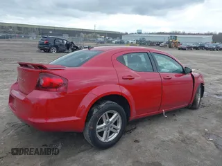 2014 Dodge Avenger SE with VIN 1C3CDZAG5EN227037, listed as a IAAI auction lot 41054612 with Not Provided miles. Bid and sale history available at carsss.com. Image 4.