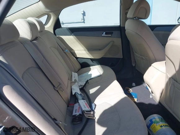 2017 Hyundai Sonata 2.4L with VIN 5NPE24AF9HH584570, listed as a IAAI auction lot 41812987 with 103,130 mi miles. Bid and sale history available at carsss.com. Image 8.