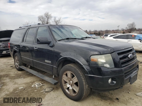 2008 Ford Expedition EL Limited with VIN 1FMFK20538LA04917, listed as a Copart auction lot 46726905 with 198,543 mi miles and Clean Title. Bid and sale history available at carsss.com. Image 4.