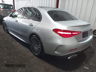 2023 Mercedes-Benz C 300 with VIN W1KAF4GB8PR105415, listed as a IAAI auction lot 41730266 with 21,461 mi miles and . Bid and sale history available at DreamBid. Image 3.