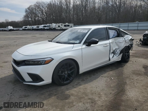 2023 Honda Civic Sport with VIN 19XFL2H87PE014387, listed as a Copart auction lot 50012815 with 62,079 mi miles and Salvage Title. Bid and sale history available at DreamBid. Image 1.
