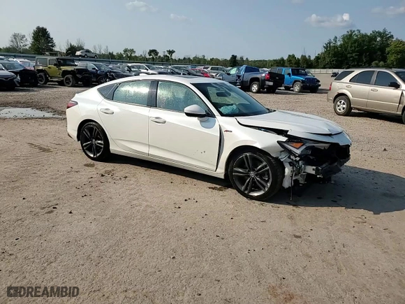 2023 Acura Integra w/A-Spec Package with VIN 19UDE4H36PA018789, listed as a Copart auction lot 71048464 with 33,634 mi miles and Salvage Title. Bid and sale history available at carsss.com. Image 14.