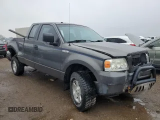 2006 Ford F-150 STX with VIN 1FTRX14W06NA26827, listed as a Copart auction lot 54940365 with 171,077 mi miles and Salvage title. Bid and sale history available at DreamBid. Image 4.