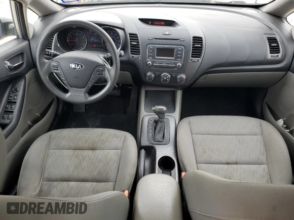 2015 Kia Forte LX with VIN KNAFK4A63F5301594, listed as a Copart auction lot 54932795 with 69,663 mi miles and Salvage Title. Bid and sale history available at carsss.com. Image 8.