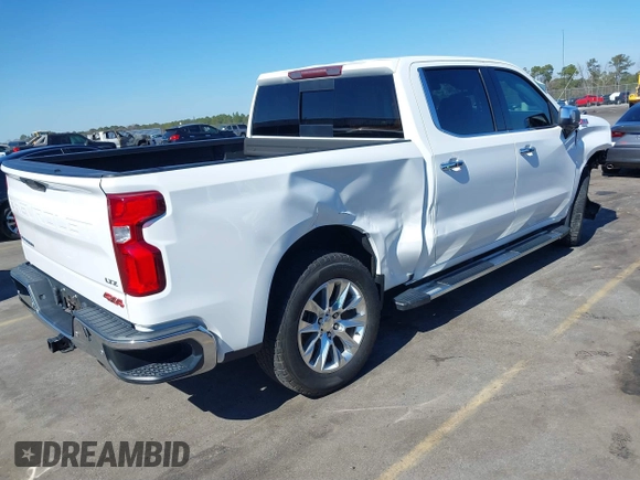 2020 Chevrolet Silverado 1500 LTZ with VIN 1GCUYGED5LZ252521, listed as a IAAI auction lot 41609563 with 94,151 mi miles and . Bid and sale history available at DreamBid. Image 4.