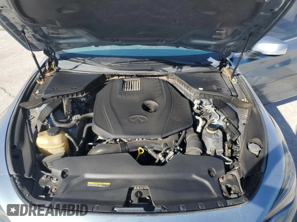 2017 Infiniti Q60 Premium with VIN JN1CV7EL2HM320597, listed as a Copart auction lot 46735795 with 66,465 mi miles and Salvage title. Bid and sale history available at DreamBid. Image 12.