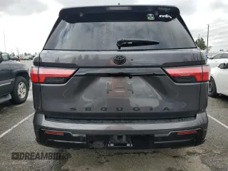 2024 Toyota Sequoia SR5 with VIN 7SVAAABA0RX040229, listed as a Copart auction lot 48743015 with 7,058 mi miles and Salvage Title. Bid and sale history available at carsss.com. Image 6.
