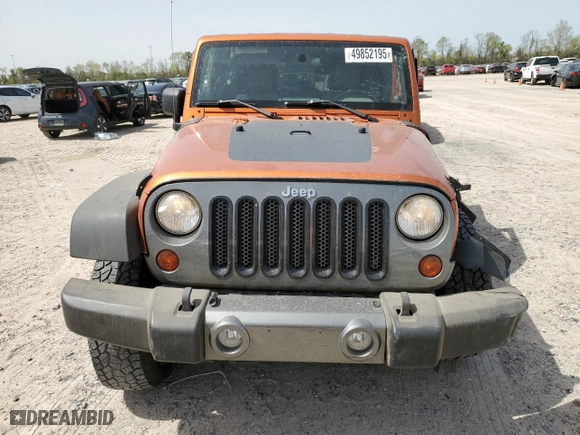 2010 Jeep Wrangler Unlimited Sport with VIN 1J4BA3H10AL223539, listed as a Copart auction lot 49852195 with 108,157 mi miles and Salvage Title. Bid and sale history available at carsss.com. Image 5.