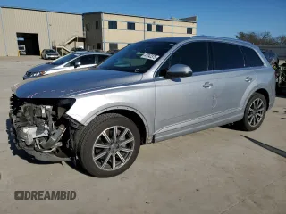 2017 Audi Q7 Premium Plus z VIN WA1LHAF74HD046624, wystawiony jako Copart lot #47042375 z przebiegiem 132 363 mil mil oraz Szkoda całkowita • Salvage title. Historia ofert i sprzedaży dostępna na DreamBid. Obrazek 1.